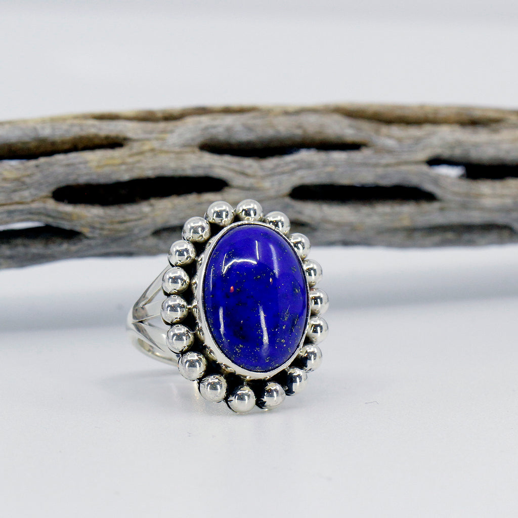 Lapis Lazuli Artie Yellowhorse Ring Artie Yellowhorse Lapis Sterling