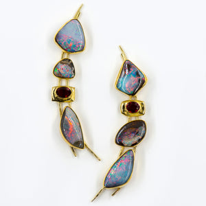 boulder-opal-sapphire-gold-earrings-Jennifer-Kalled