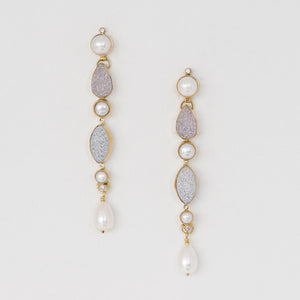 14k-gold-earrings-pearls-drusy-bridal-Kalled