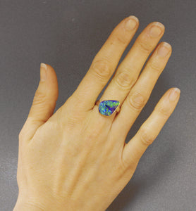 Boulder-opal-ring-kasso-kalled