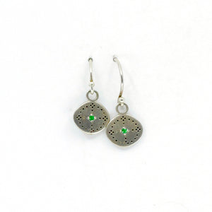 Adel Chefridi Earring Emerald Sterling Silver