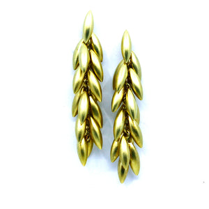 Kelim 14k Gold Vermeil Wheat Earring