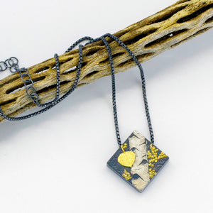 Wolfgang Vaatz Necklace Gold Oxidized Silver