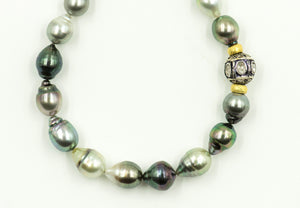 tahitian-pearl-diamond-encrusted-sterling-silver-necklace-Jennifer-Kalled