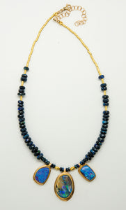 Jennifer-Kalled-Australian-boulder-opal-22k-18k-gold-necklace