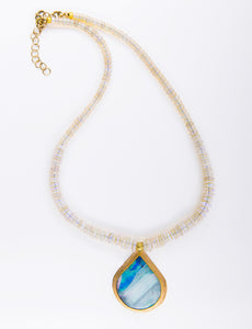 australian-boulder-opal-beaded-opal-pendant-necklace-Jennifer-Kalled