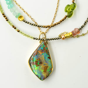 Jennifer-Kalled-boulder-opal-22k-sterling-silver-pendant