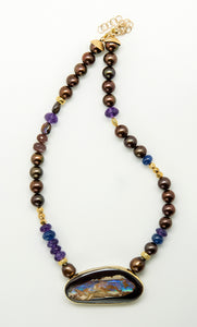 Jennifer-Kalled-yowah-opal-necklace-tanzanite-22k-18k-14k-gold-kalled-gallery