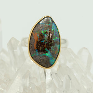 Jennifer-Kalled-australian-boulder-opal-ring-gold-kalled-gallery
