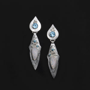 Jennifer-Kalled-sterling-silver-white-drusy-earrings