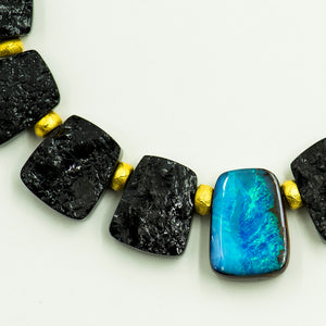 opal-black-tourmaline-gold-bead-necklace-Jennifer-Kalled