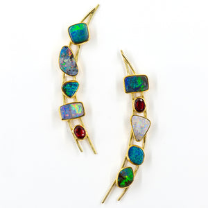 australian-boulder-opal-gold-earrings-Jennifer-Kalled