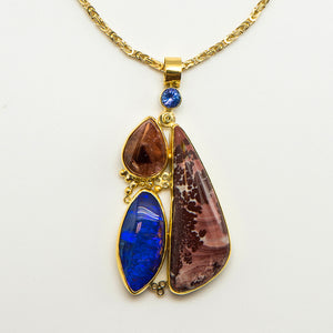 Jennifer-Kalled-apache-sage-boulder-opal-pendant-22k-18k-sterling-silver