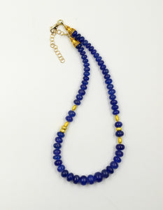tanzanite-beads-18k-gold-beads-necklace-Jennifer-Kalled