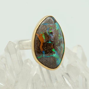 Jennifer-Kalled-australian-boulder-opal-ring-gold-kalled-gallery
