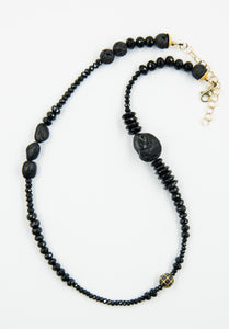 Jennifer-Kalled-black-spinel-lava-rock-14k-gold-necklace