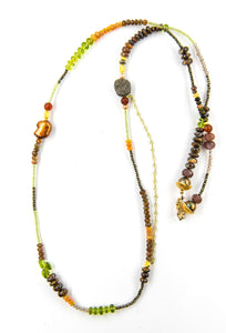 boulder-opal-18k-gold-beads-peridot-beaded-chain-necklace-Jennifer-Kalled