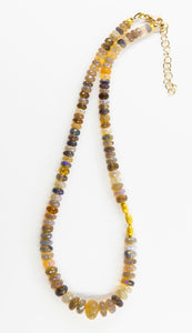 boulder-opal-beaded-necklace-gold-Jennifer-Kalled