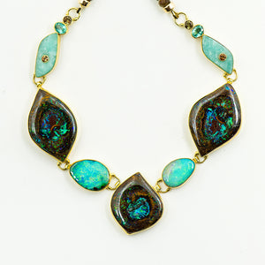 koroit-opal-boulder-opal-amazonite-andalucite-apatite-22k-18k-14k-gold-necklace-Jennifer-Kalled