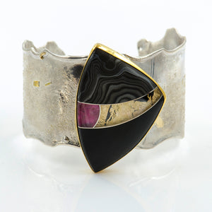 steve-walters-composite-22k-gold-sterling-silver-cuff-bracelet-Jennifer-Kalled