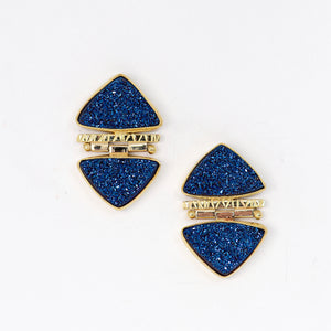 blue-drusy-hinged-22k-18k-14k-gold-post-earrings-Jennifer-Kalled
