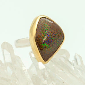 Jennifer-Kalled-australian-boulder-opal-ring-gold-kalled-gallery