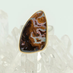 Jennifer-Kalled-australian-boulder-opal-ring-gold-kalled-gallery