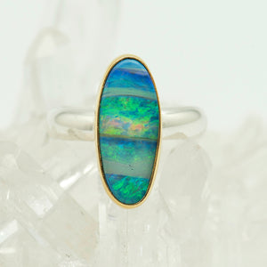 Jennifer-Kalled-australian-boulder-opal-ring-kalled-gallery