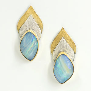 opal-bi-metal-22k-sterling-silver-earring-Jennifer-Kalled