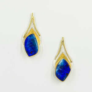 australian-boulder-opal-18k-22k-bi-metal-gold-post-earrings-Jennifer-Kalled