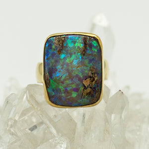 Jennifer-Kalled-opal-petrified-wood-22k-18k-gold-ring-kalled-gallery