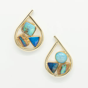 Jennifer-Kalled-opal-petrified-wood-22k-18k-14k-gold-post-earrings-kalled-gallery