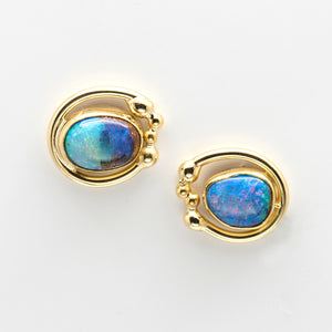 Jennifer-Kalled-australian-boulder-opal-stud-earrings-22k-18k-14k-gold-kalled-gallery