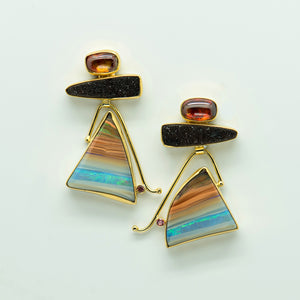 Jennifer-Kalled_Australian-boulder-opal-earrings-22k-18k-gold-drusy