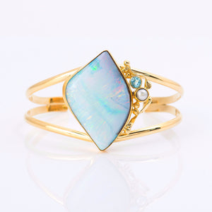 boulder-opal-pearl-zircon-gold-bridal-kalled