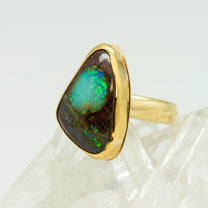 Jennifer-Kalled-boulder-opal-ring-22k-18k-14k_gold