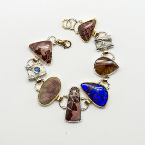 Jennifer-Kalled-Boulder-Opal-Apache-sage-link-bracelet-sterling-silver