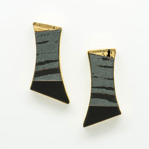 hematite-black-onyx-18k-gold-22k-sterling-post-earrings-Jennifer-Kalled