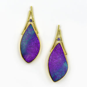 boulder-opal-post-earrings-22k-gold-Jennifer-Kalled