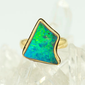 Jennifer-Kalled-boulder-opal-ring-22k-18k-gold