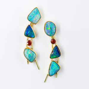 boulder-opal-sapphire-gold-earrings-Jennifer-Kalled