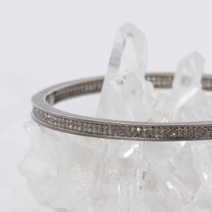 oxidized-sterling-silver-diamond-bracelet-bangle-Taj-company