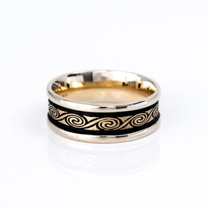 Studio-311-white-yellow-gold-rolling-moon-ring