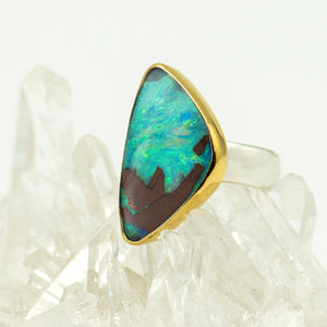 Jennifer-Kalled-australian-boulder-opal-ring-gold-kalled-gallery