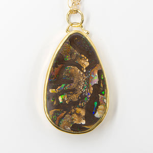 Jennifer Kalled Boulder Opal Pendant