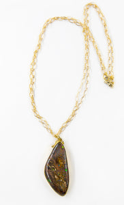 boulder-opal-gold-pendant-Jennifer-Kalled