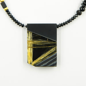 black-jade-rutile-hematite-steve-walters-spinel-pendant-Jennifer-Kalled