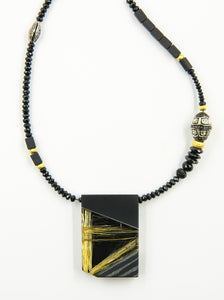 black-jade-rutile-hematite-steve-walters-spinel-pendant-Jennifer-Kalled