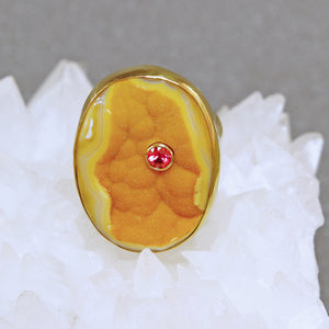 Agate-Drusy-Ring-Gold-Kalled