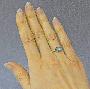 Boulder-Opal-Ring